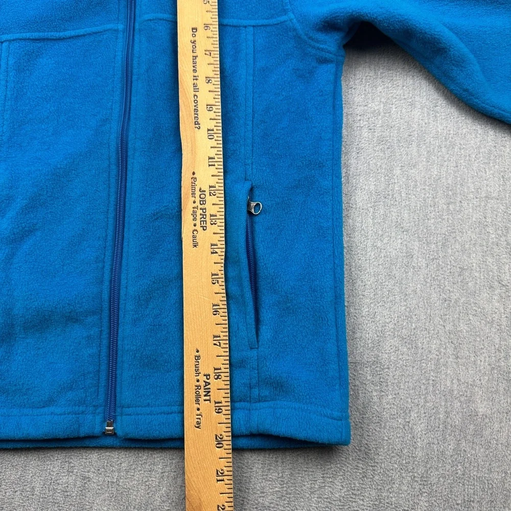 Columbia Jacket Kids Small 8 Blue Fleece Benton Springs Zip Pockets Outdoor Warm